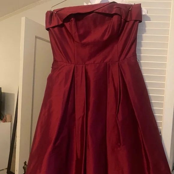 cranberry colored cocktail dresses Lisa Maxi Dress, in Cranberry Luxe Satin, Size: XL | Show Me Your Mumu